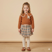 G11147TOD: Girls True Knit Jumper & Skirt Outfit (2-4 Years)